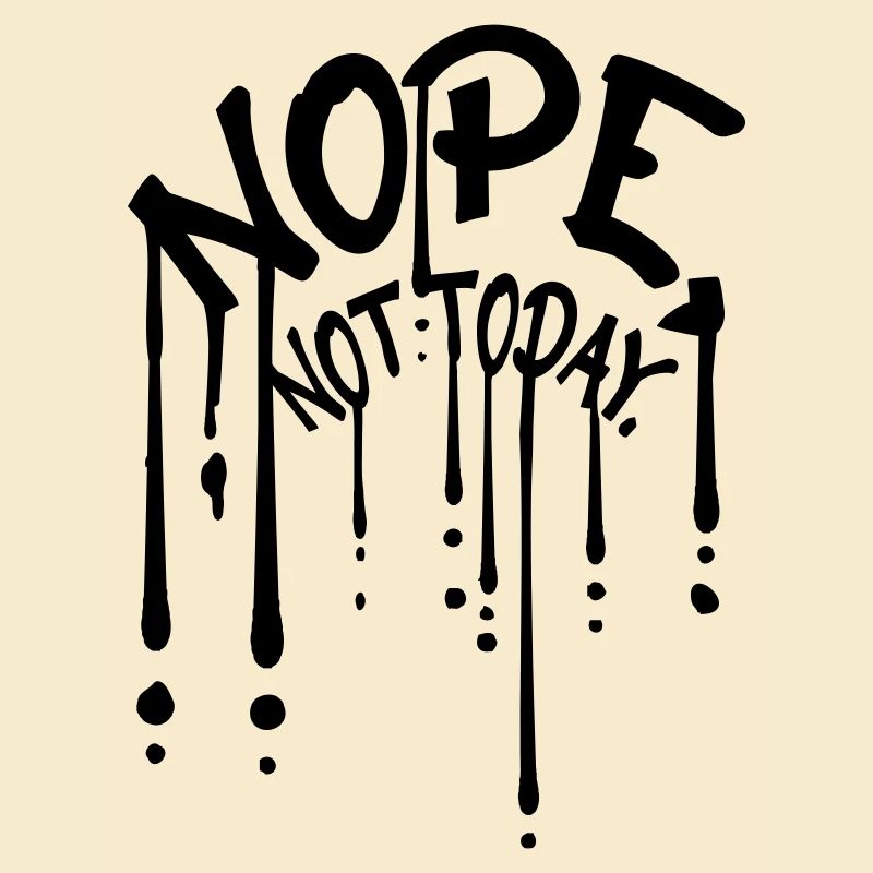 Graffiti Tropfen Nope