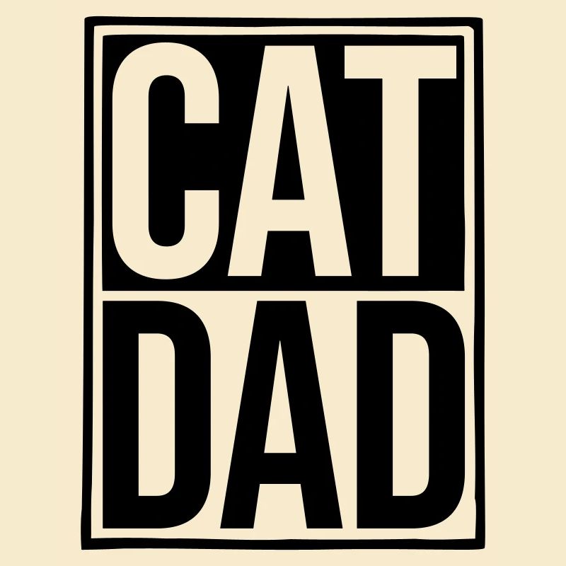Logo Schild Cat Dad