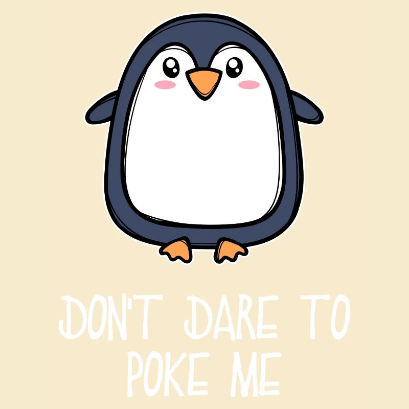 Antarktis Tier süß Pinguin Seevogel Statement