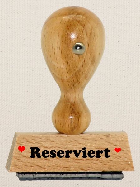 Reserviert Stempel