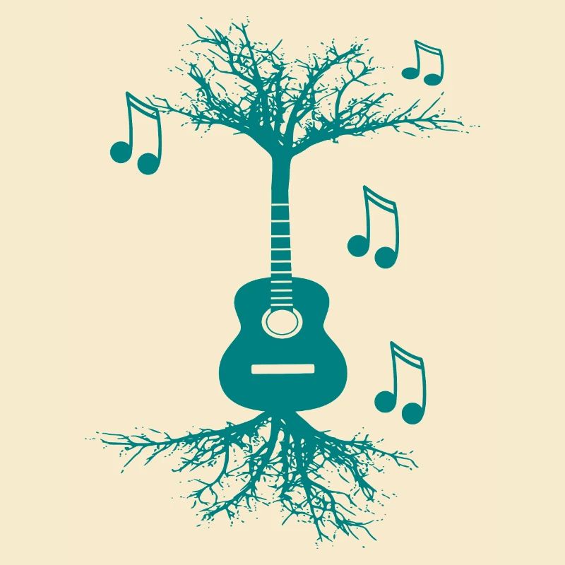 Funny Guitar Tree Gift For Dads