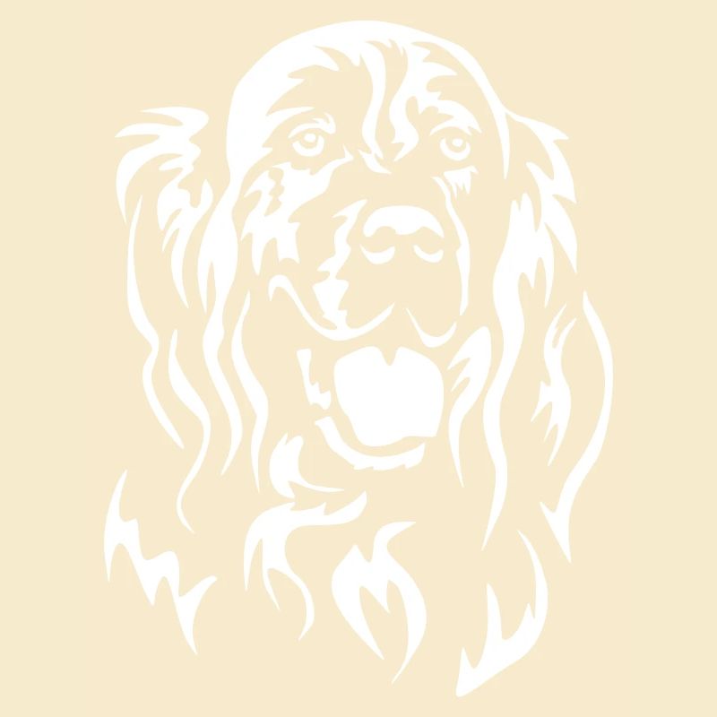 Englischer Setter Kopf "Black Edition"