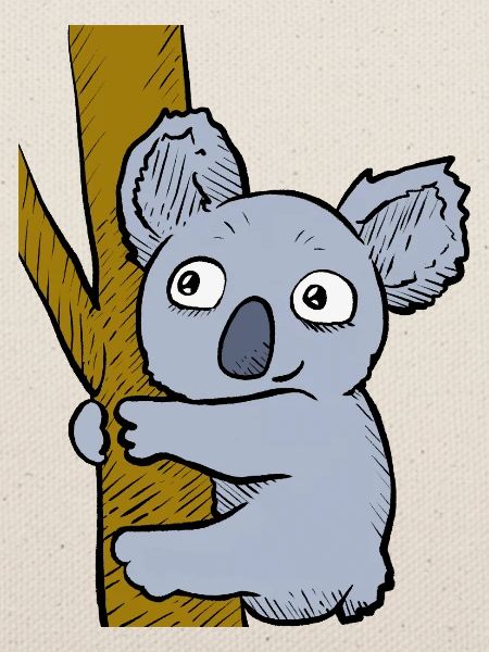 Frecher Koala