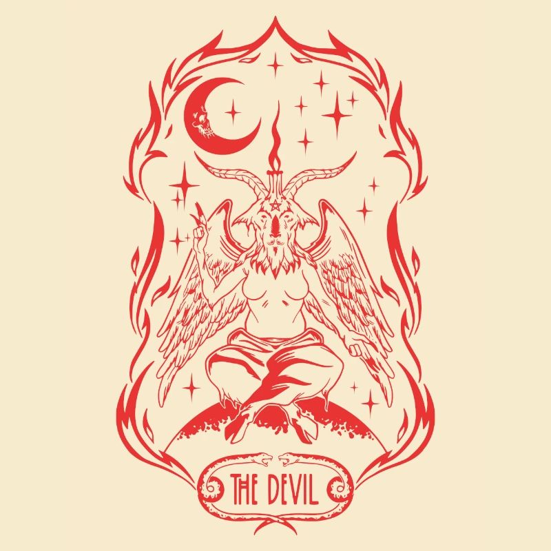 Black moon devil satan ritual