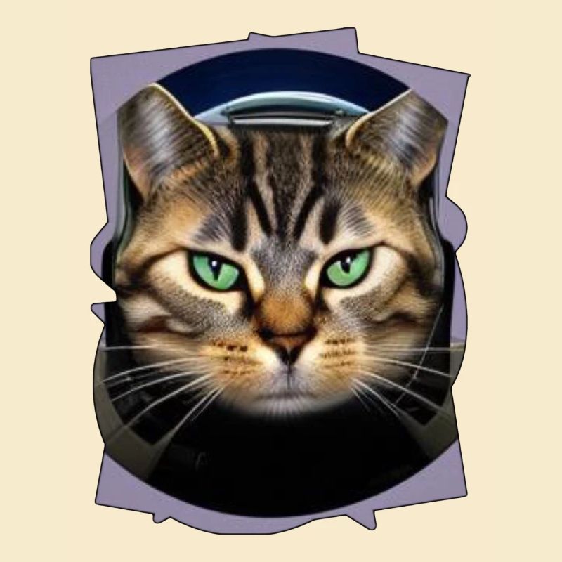 Weltraum Katze 2