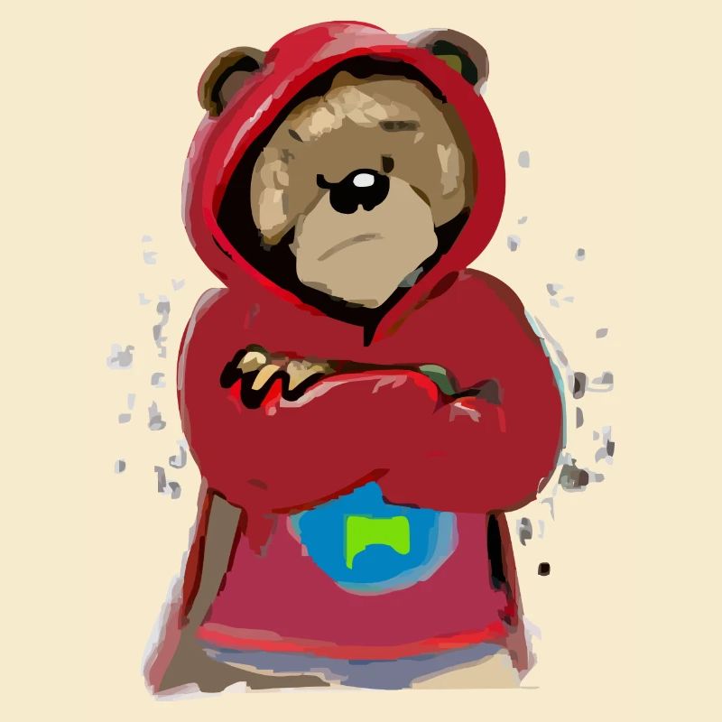 Bloo the grumpy bear