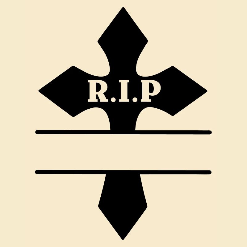 Cross R.I.P rests in peace
