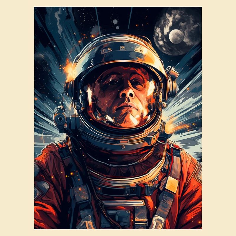 Astronaute de sortie dans l’espace