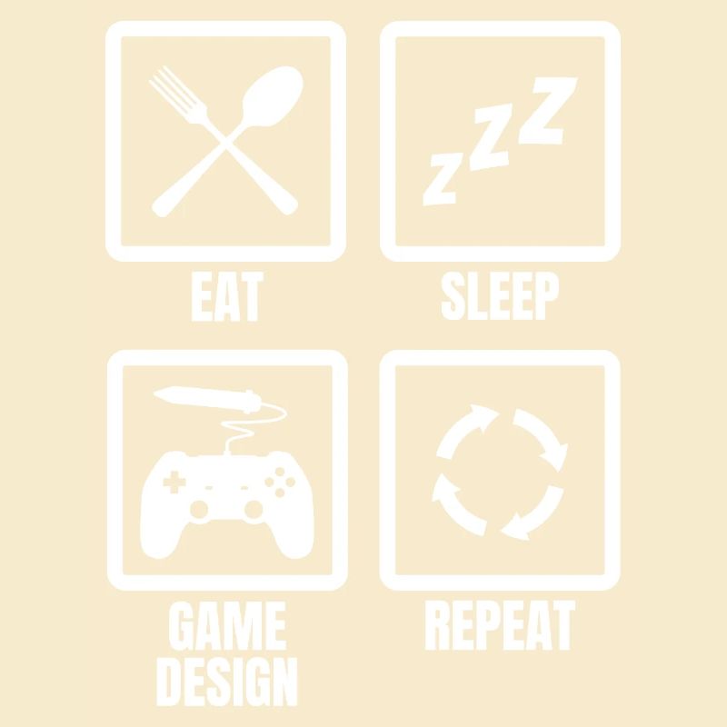 Manger le sommeil Conception du jeu Répéter