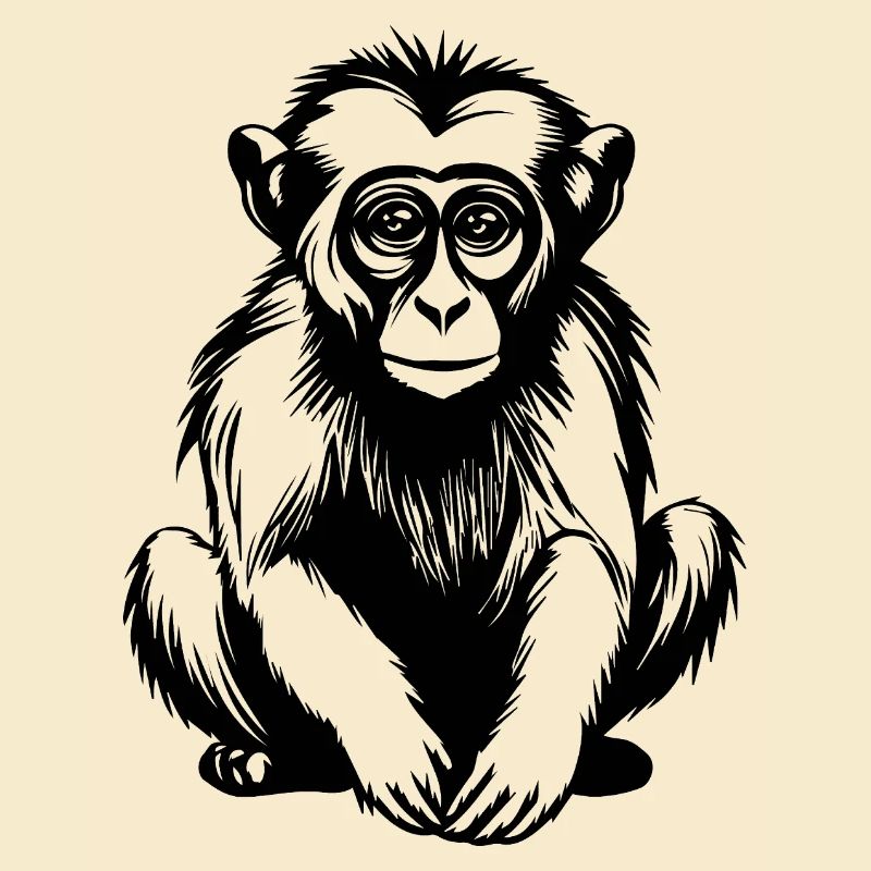 Affe Affen Affengesicht Dschungel