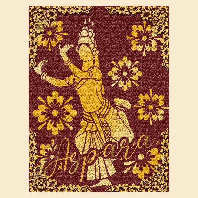 Cambodia Tradition Dance Khmer Apsara I Gift