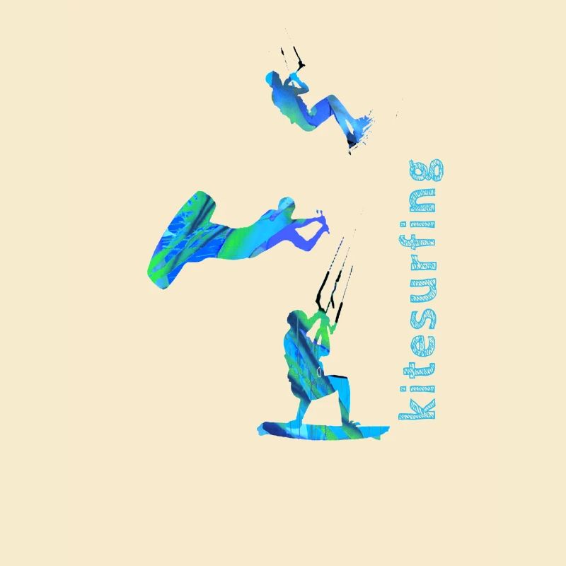 Kiten, surfen,kitesurfing, Graffiti