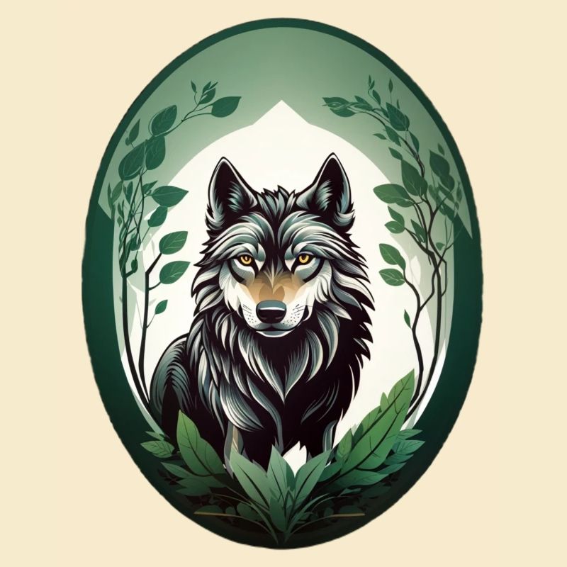 Waldbewohner Wolf