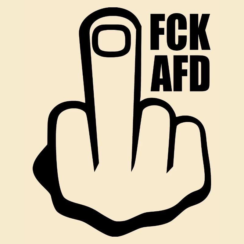 Fck afd Mittelfinger