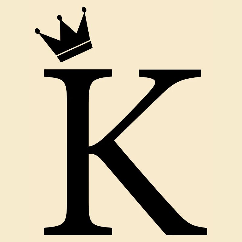 K monogram crown