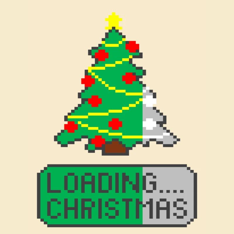 Weihnachtsbaum wird geladen