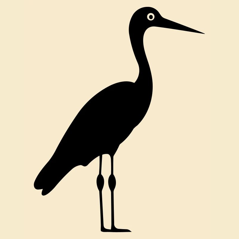 Simple petite cigogne