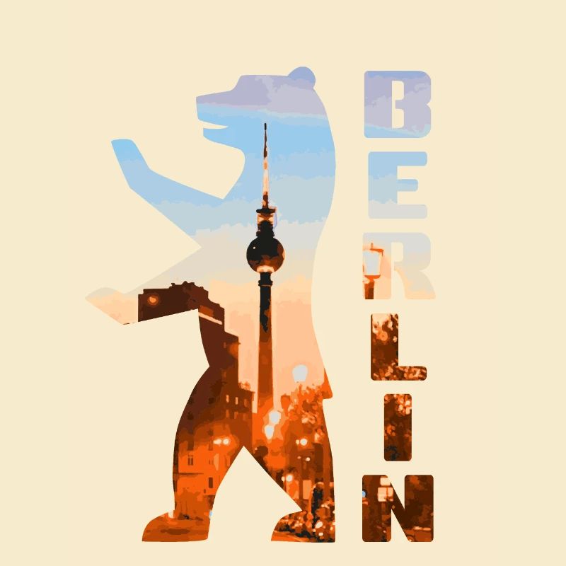 Berlin Bär Silhouette
