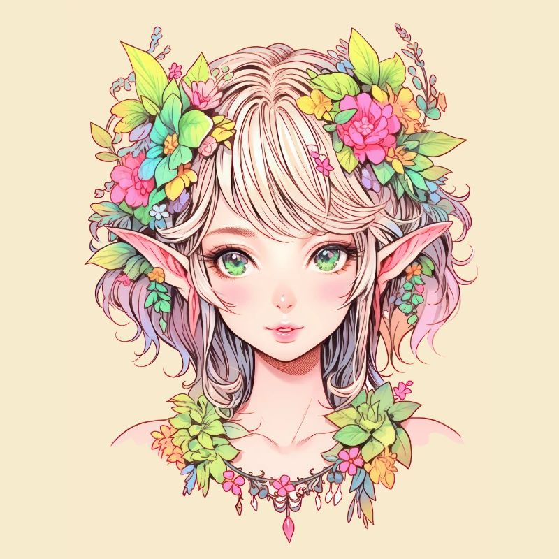 elfe anime mädchen