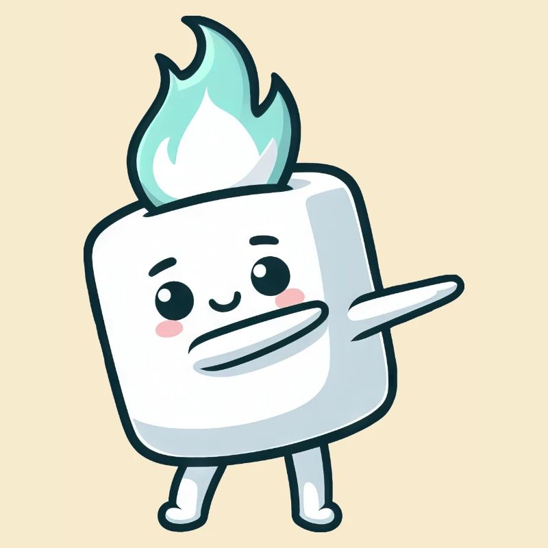 Cute Marshmallow Dabbing Sugar Comic