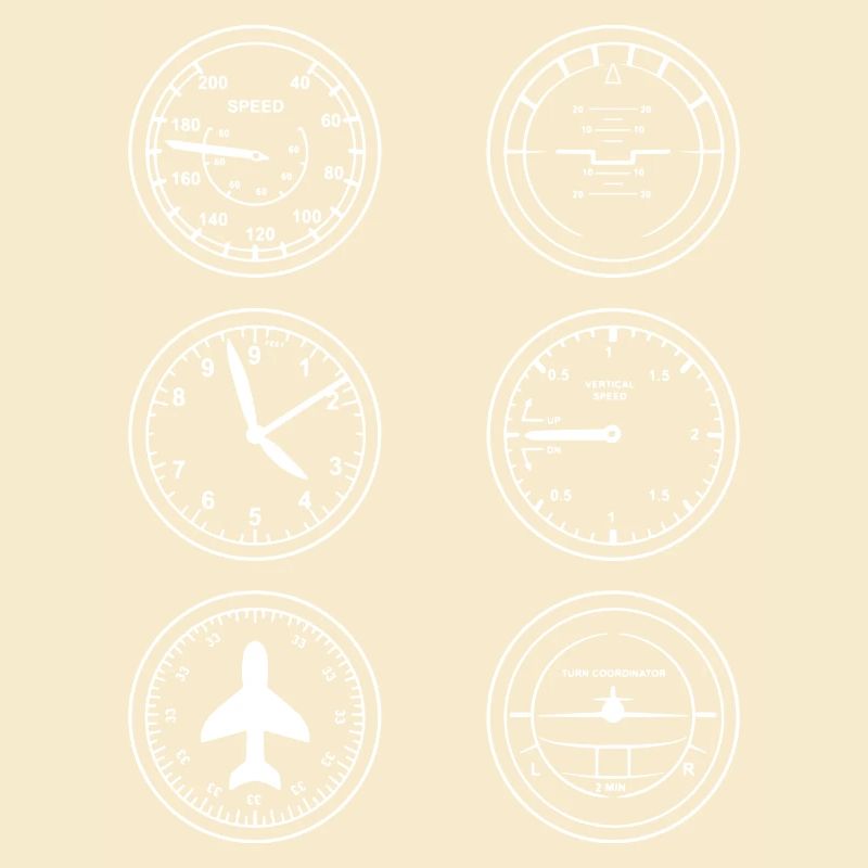 Flugzeug Instrumente