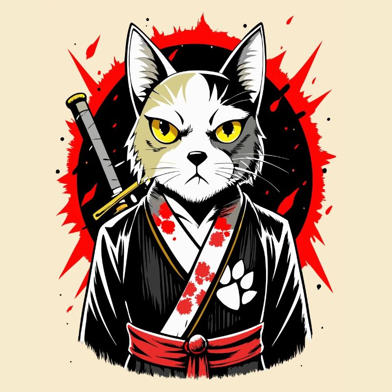Samurai cat