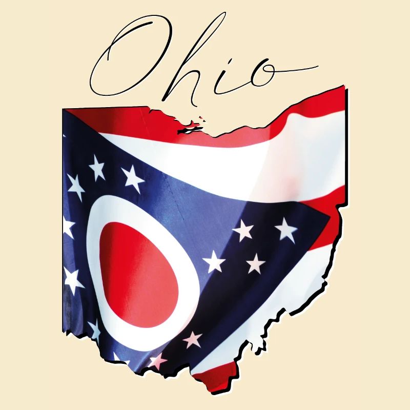 Ohio (United States) | Real Flag | Flag Map Script