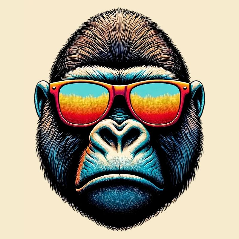 Gorillas with Sunglasses