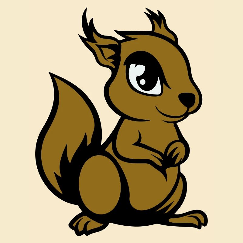 eichhörnchen comic tier