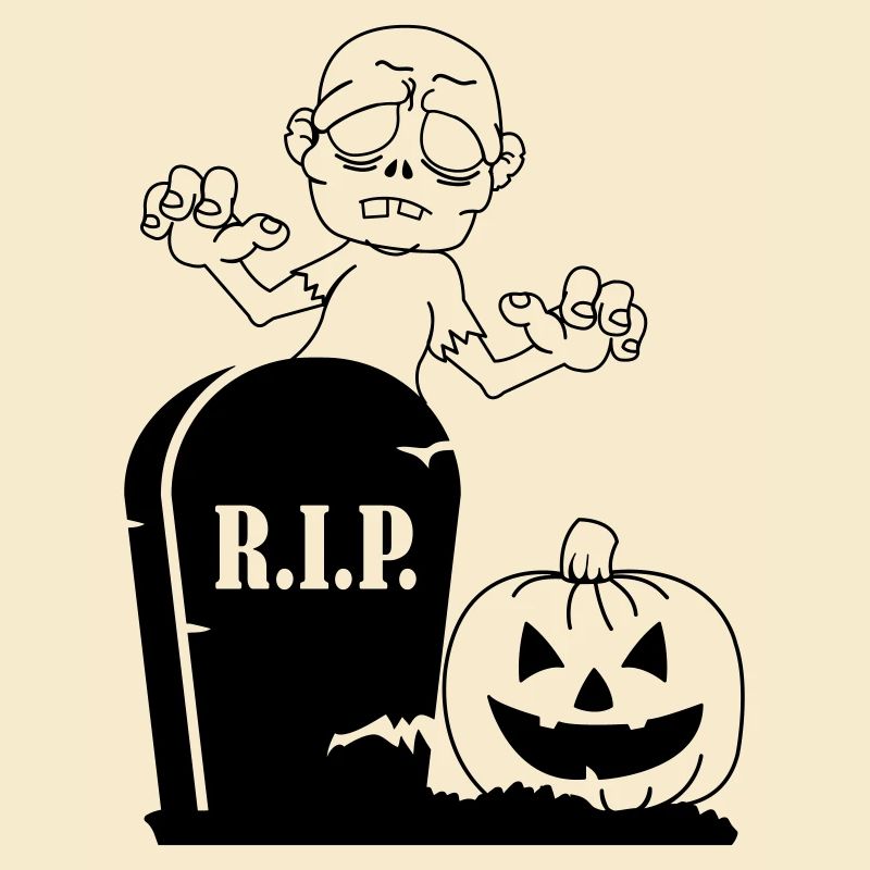 Rip Citrouille Zombie