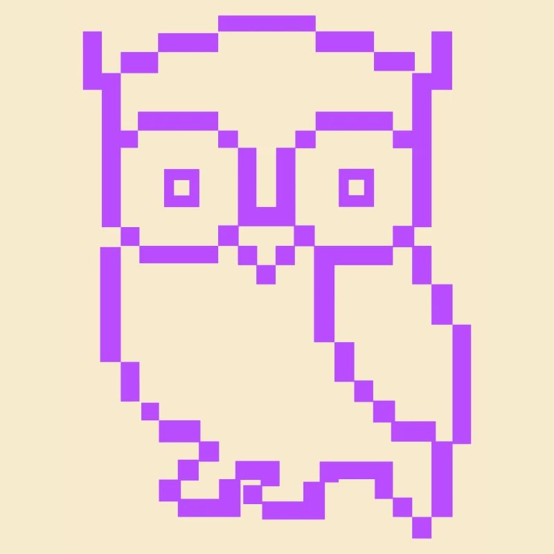 Pixel Eule