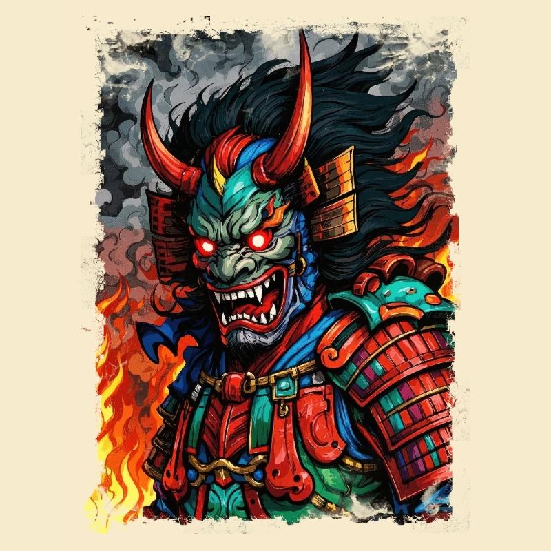 Devil Oni Maske