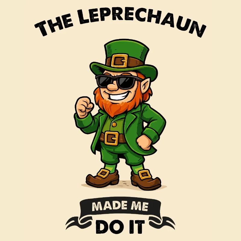 leprechaun sonnenbrille comic