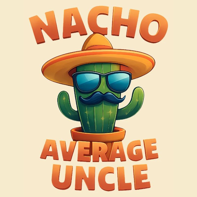 Conception de cactus oncle Nacho Average
