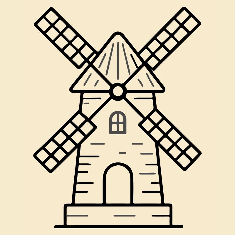Windmühle Symbol
