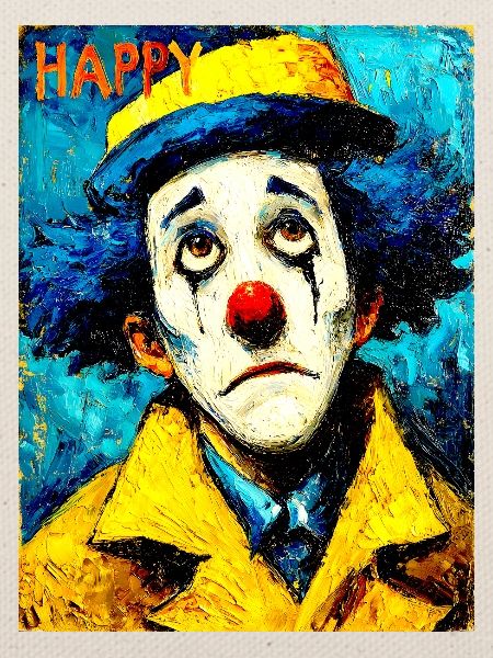 "Sad Clown" by van Gogh
