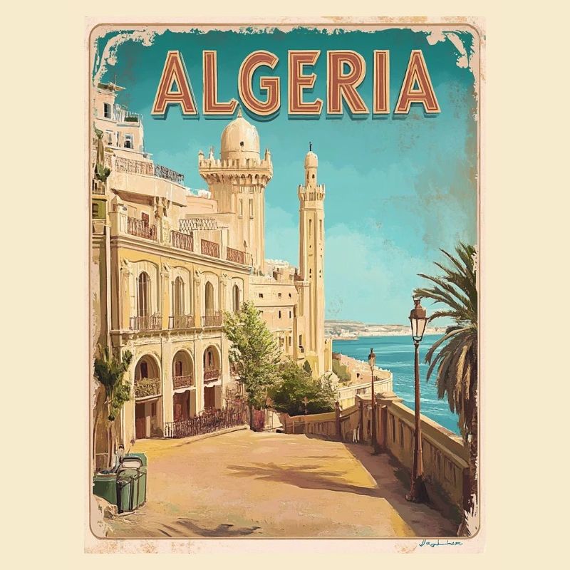 Algerien Küste Historischer Blick