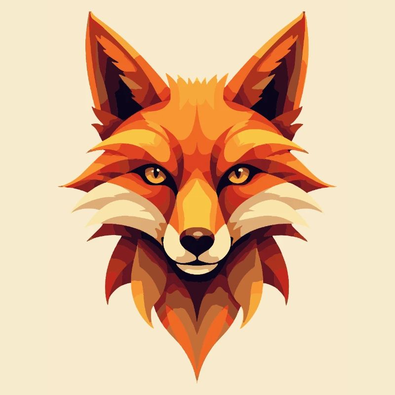 Geometrischer Glutfuchs
