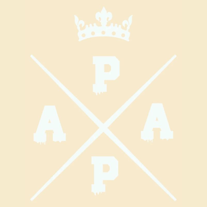 Kreuzendes Papa krone Logo