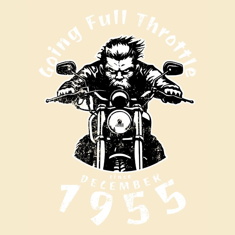 70. Geburtstag Going Full Throttle Since 12/1955