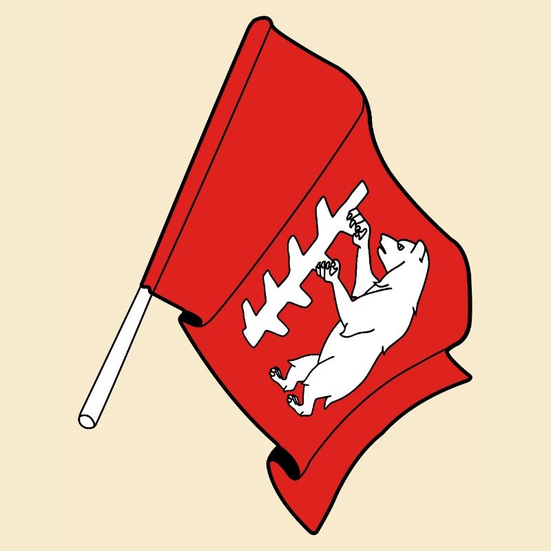 Flagge von Warwickshire