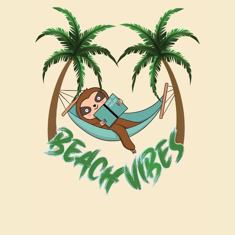Hot to relax sloth beach