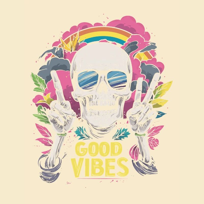 Skull Regenbogen