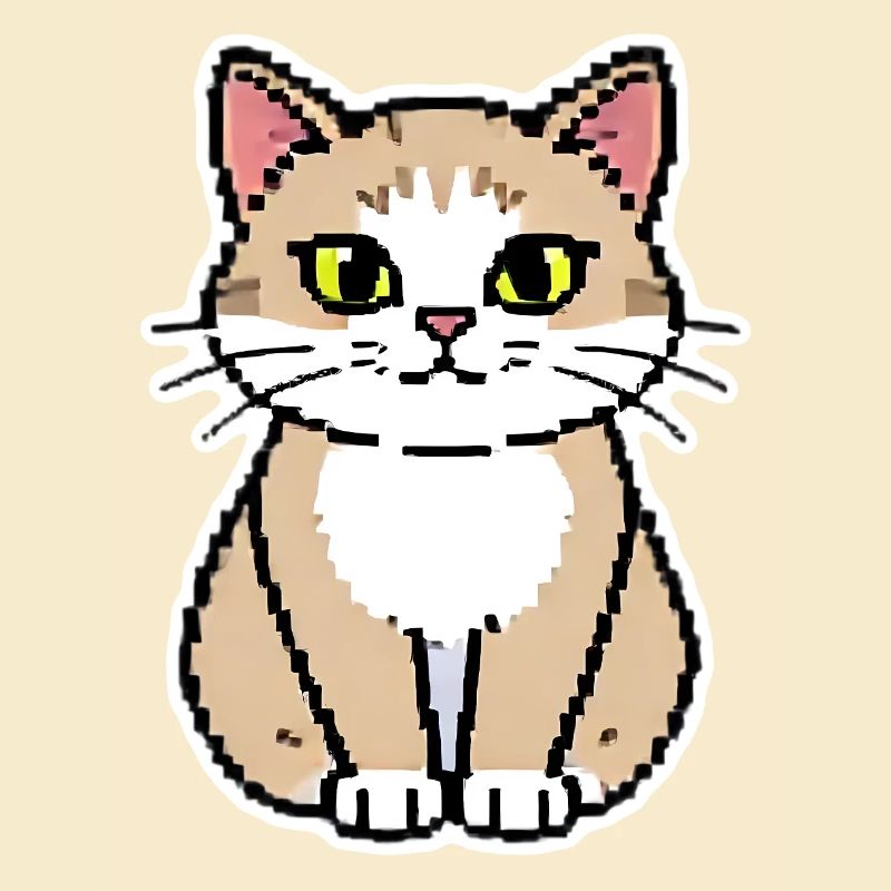 Katze Pixel Art