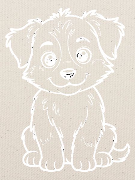 Kuschelkind Welpe Sketch