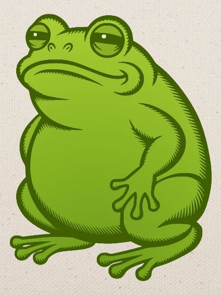 Dicker fetter Frosch