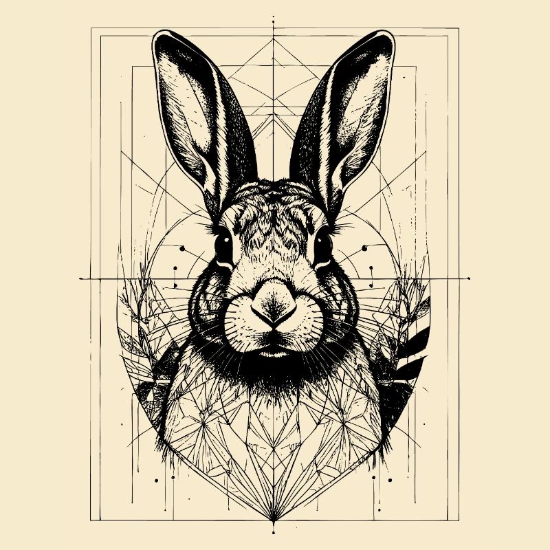 Rabbit in Geometric Frame
