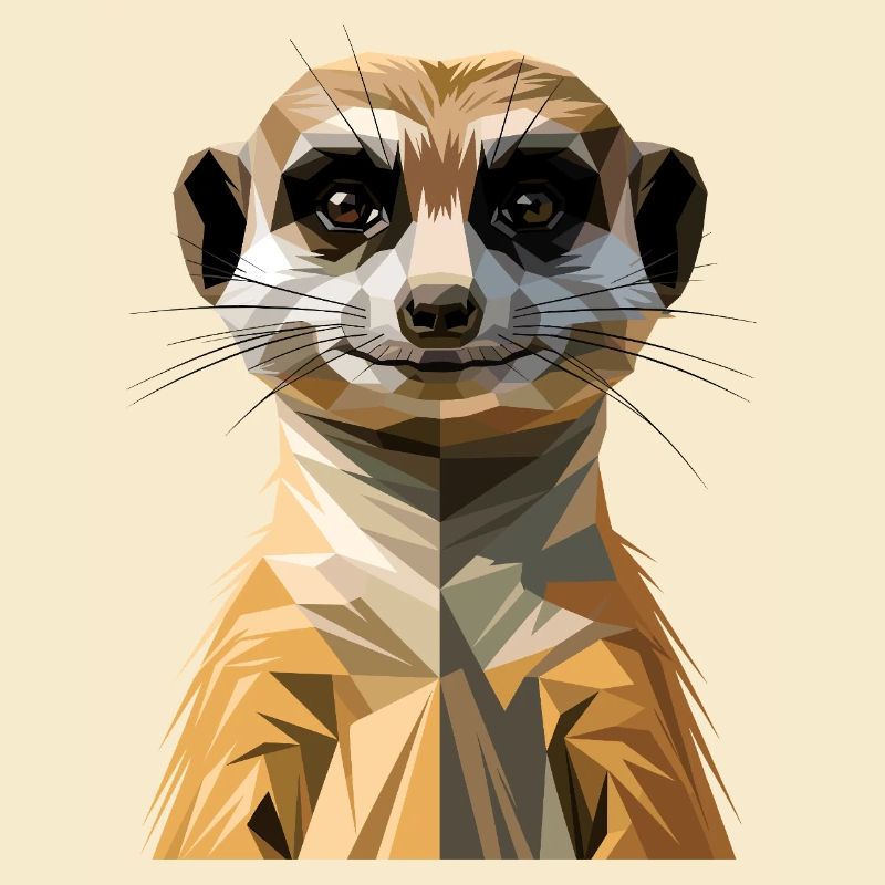 Erdmännchen Meerkat Süßes Surikate Mangusten