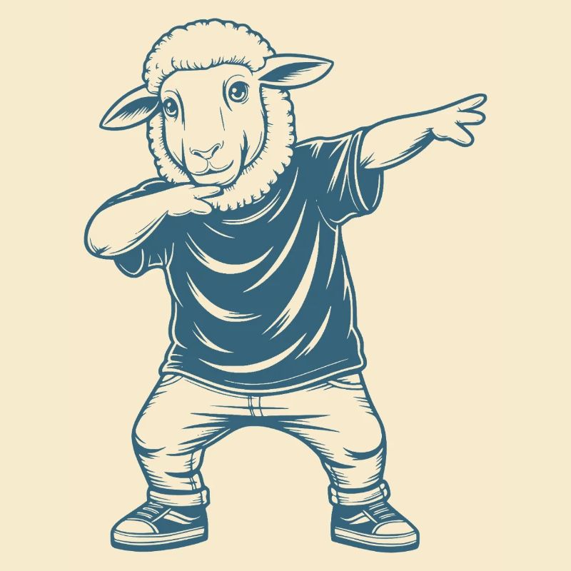 Schaf dabbing
