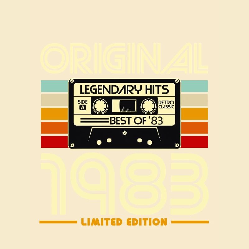 Cassette 1983 Édition Limitée Retro